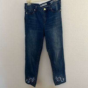 Anne Klein skinny cropped jeans